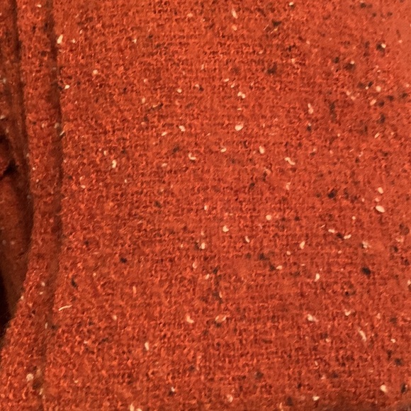 Anthropologie orange multi blanket scarf new without tags - Picture 6 of 8